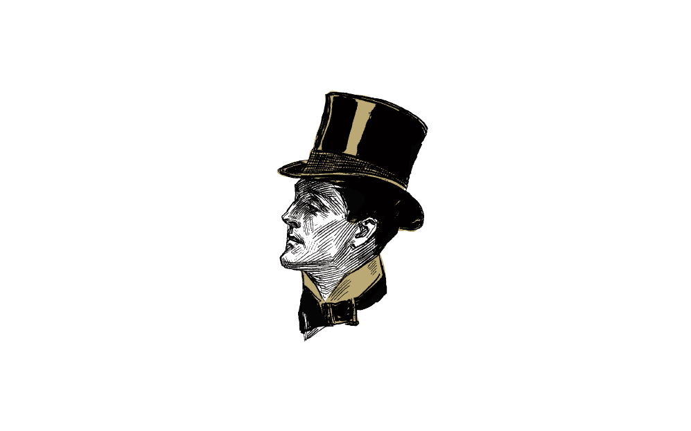 Image of a man in a top hat